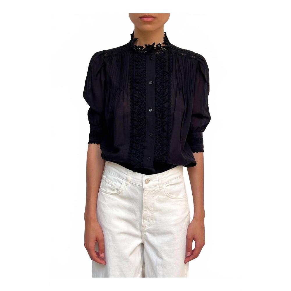 NEW VANESSABRUNO arseneneo blouse in noir